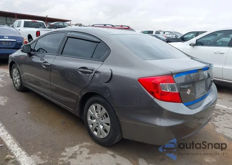 2012 Honda Civic Lx from USA, damaged, VIN 19XFB2F57CE362793